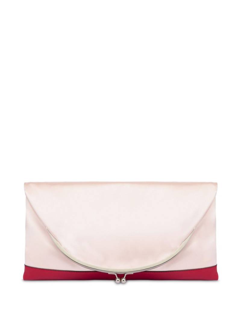 Moschino ball chain shoulder strap clutch - Pink von Moschino