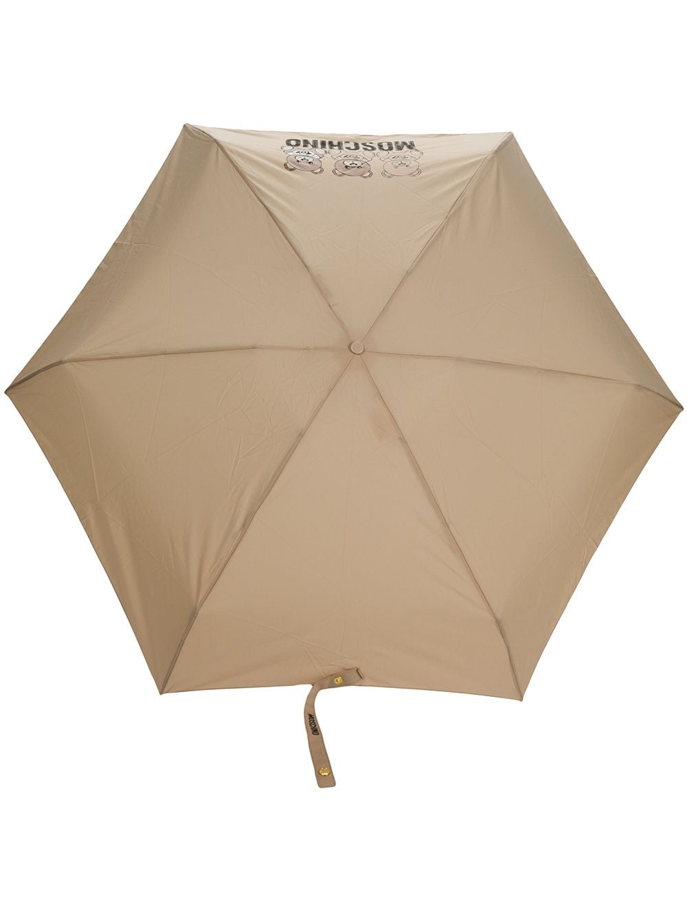 Moschino bear motif umbrella - Neutrals von Moschino