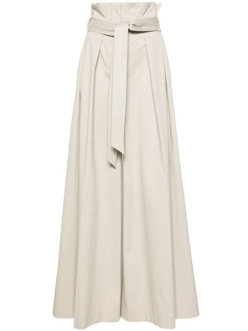 Moschino belted wide-leg trousers - Neutrals von Moschino