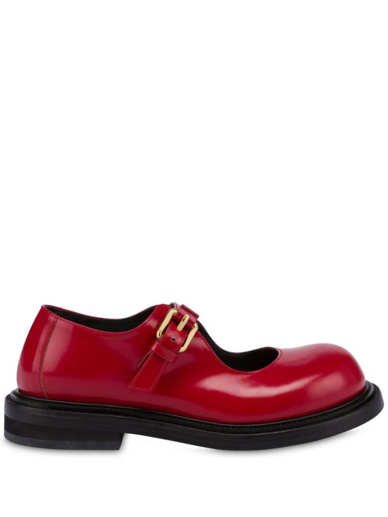 Moschino buckled loafers - Red von Moschino