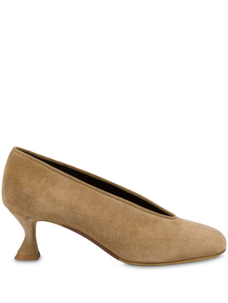 Moschino calf suede pumps - Neutrals von Moschino