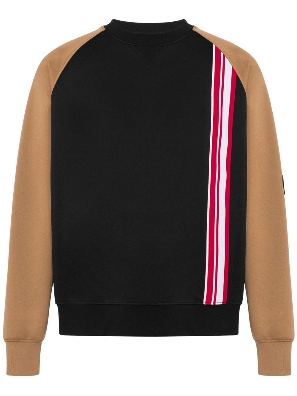 Moschino colour-block crew-neck sweatshirt - Black von Moschino