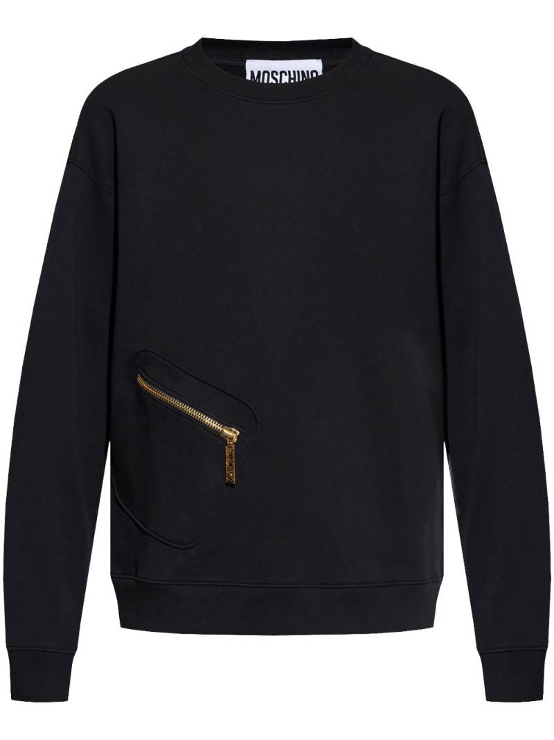 Moschino crew neck sweatshirt - Black von Moschino