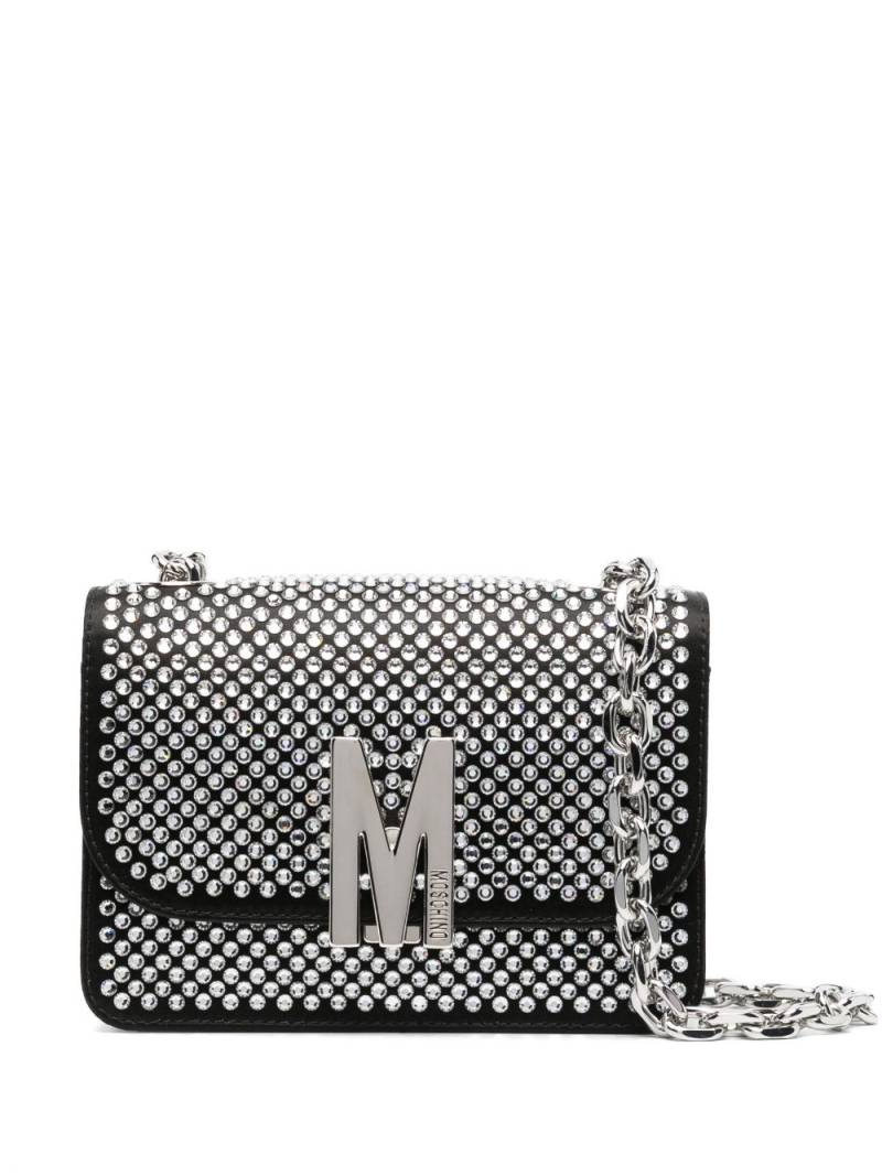 Moschino crystal-embellished crossbody bag - Black von Moschino