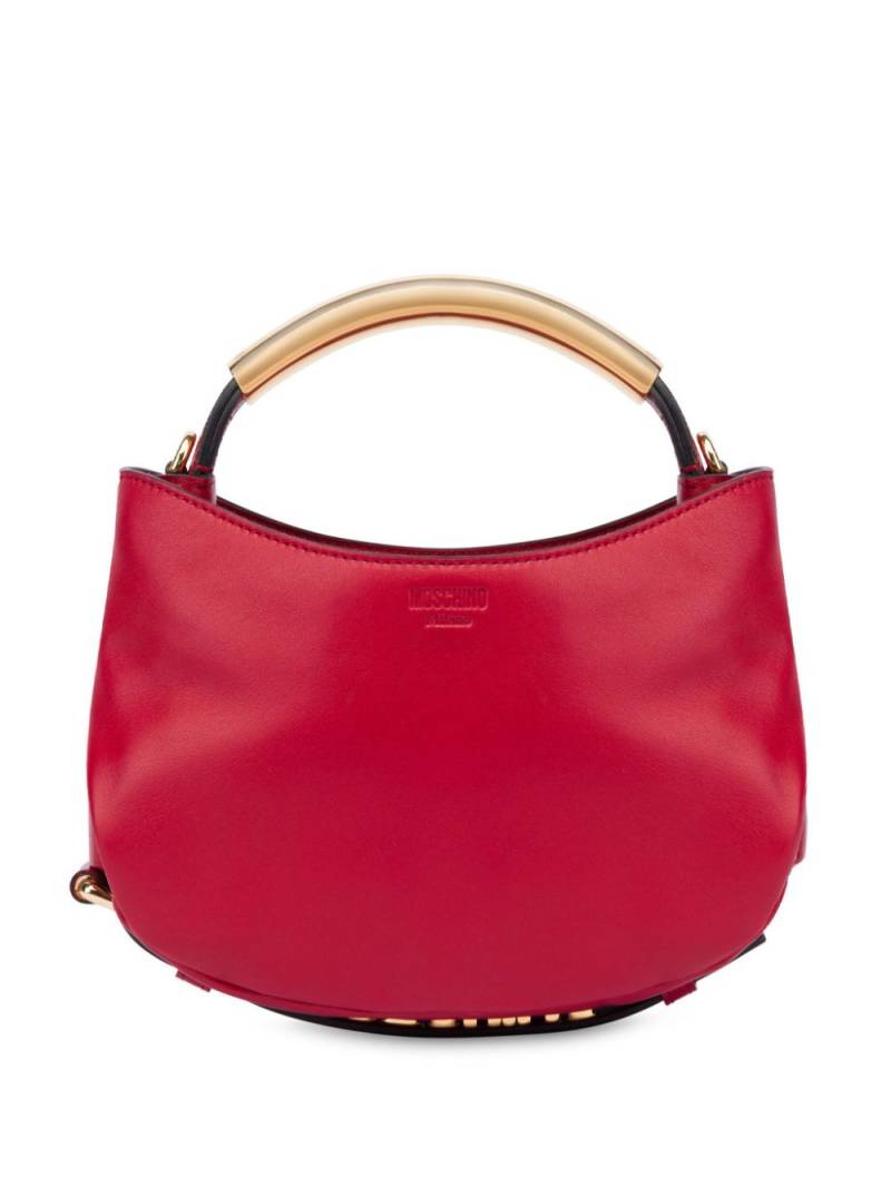 Moschino debossed logo tote bag - Red von Moschino