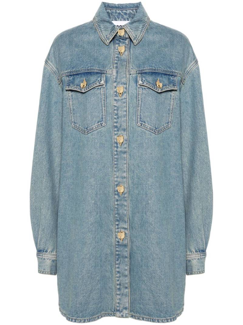 Moschino denim mini dress - Blue von Moschino