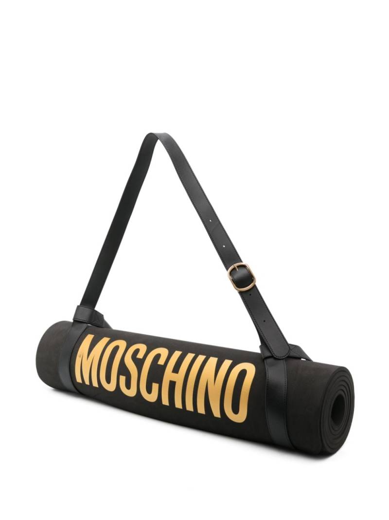 Moschino detachable-strap yoga mat - Black von Moschino