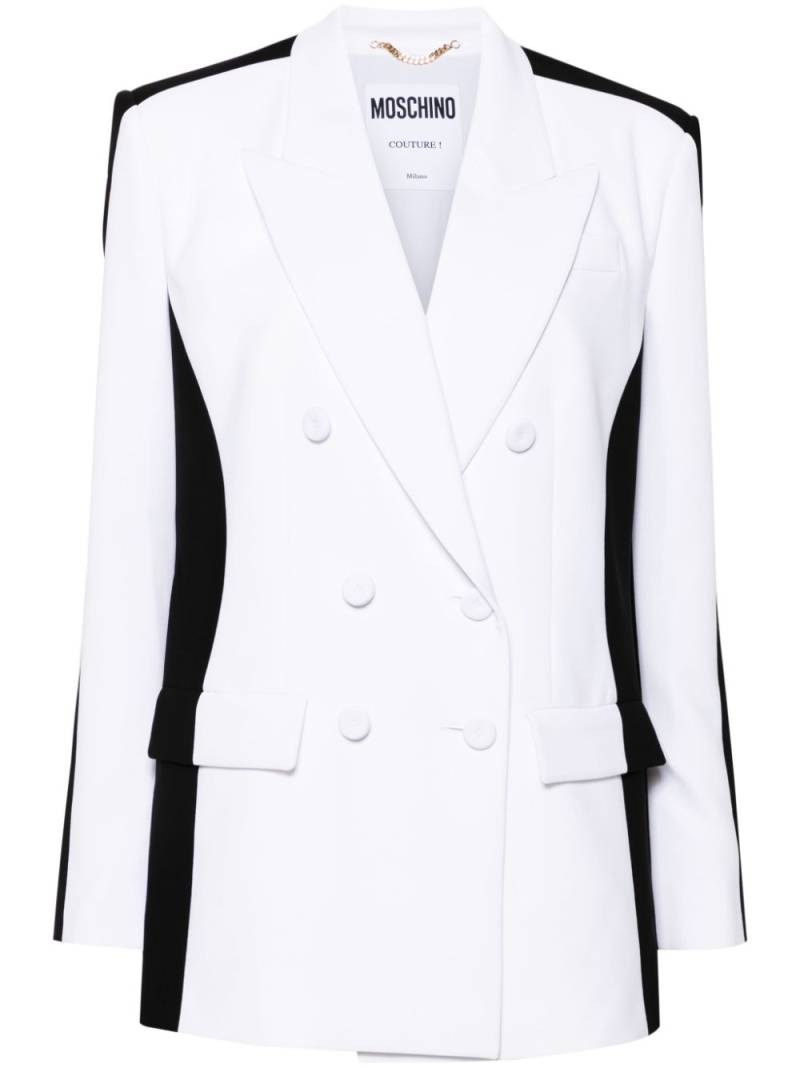 Moschino double-breasted blazer - White von Moschino