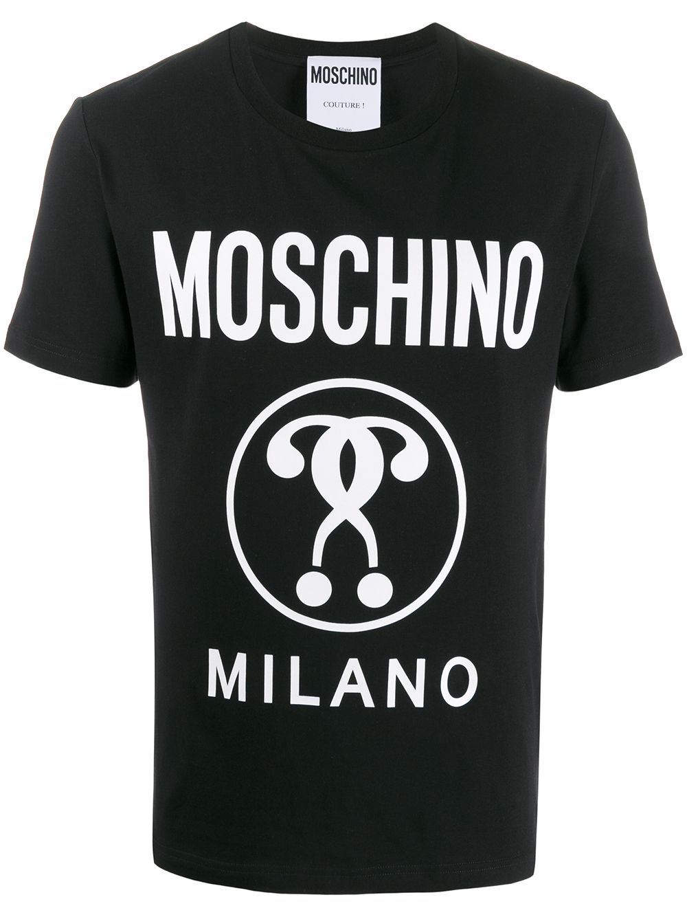 Moschino double-question mark T-shirt - Black von Moschino