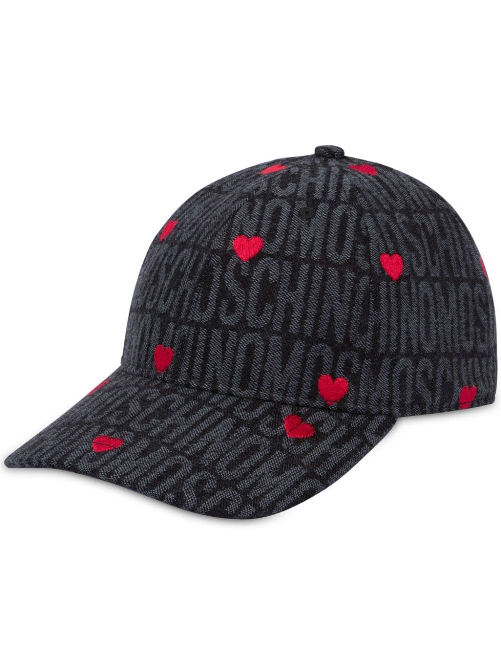 Moschino embroidered-motif cap - Black von Moschino