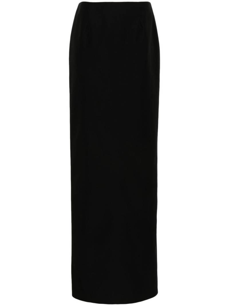 Moschino faille maxi skirt - Black von Moschino