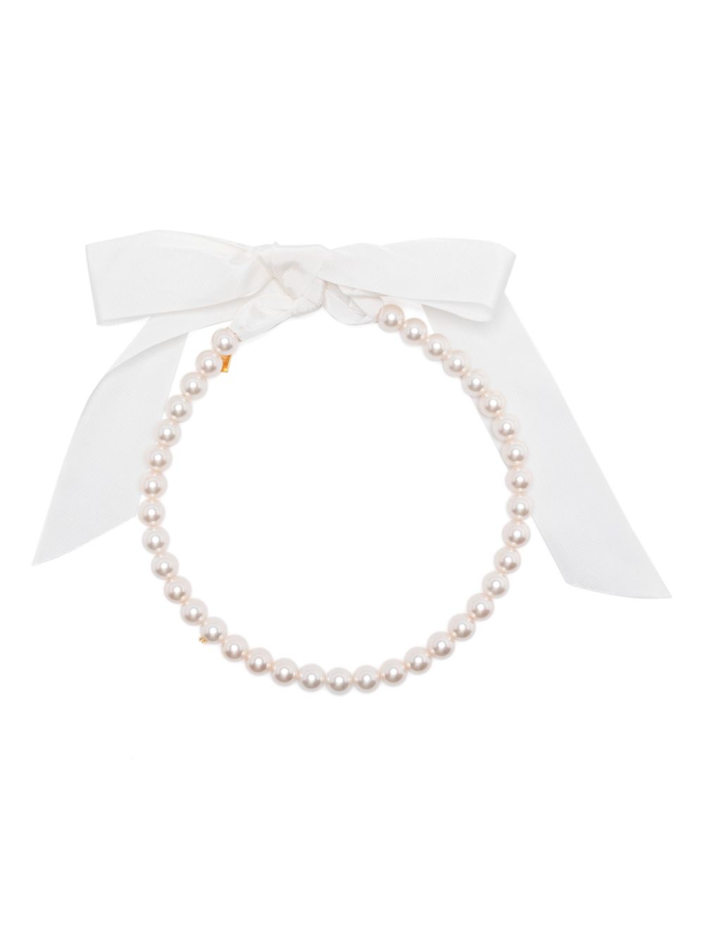 Moschino faux-pearl necklace - White von Moschino