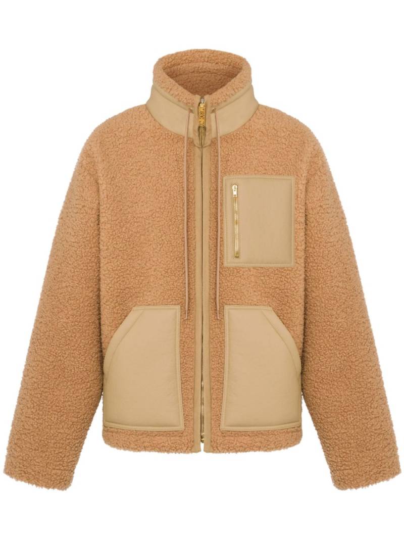 Moschino faux-shearling jacket - Neutrals von Moschino