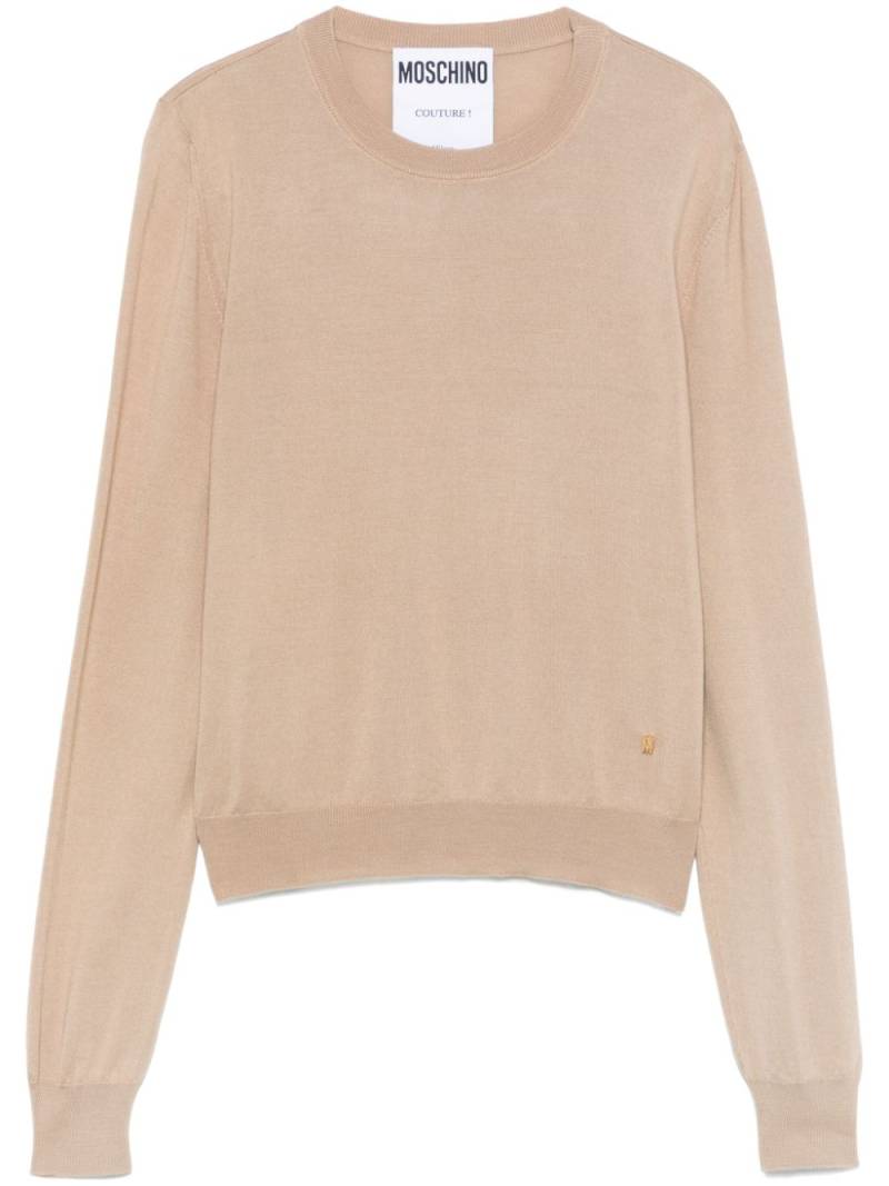 Moschino fine-knit sweater - Brown von Moschino