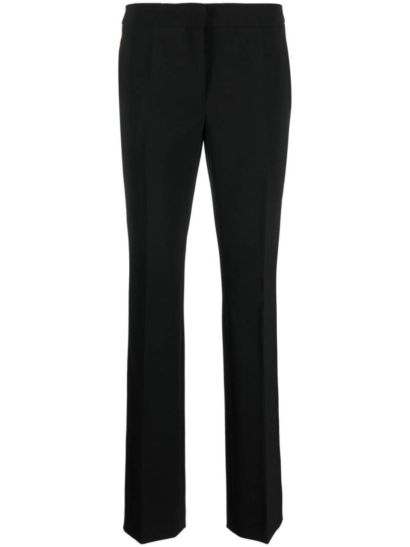 Moschino flared mid-rise trousers - Black von Moschino