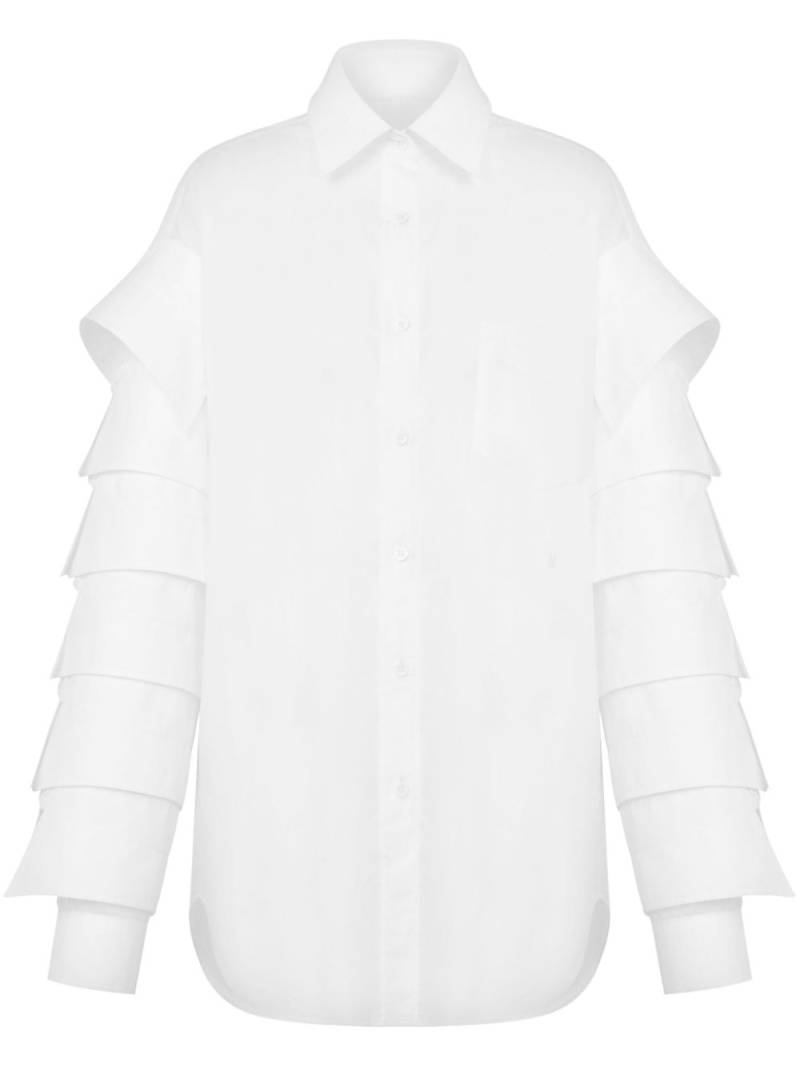 Moschino flared shirt - White von Moschino