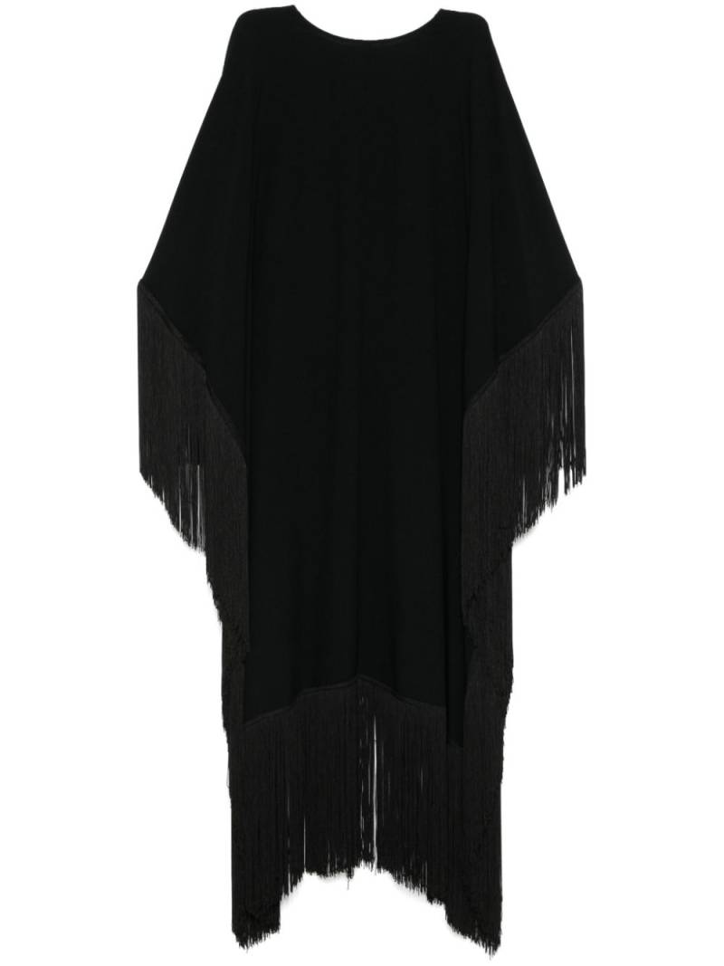 Moschino fringed maxi dress - Black von Moschino