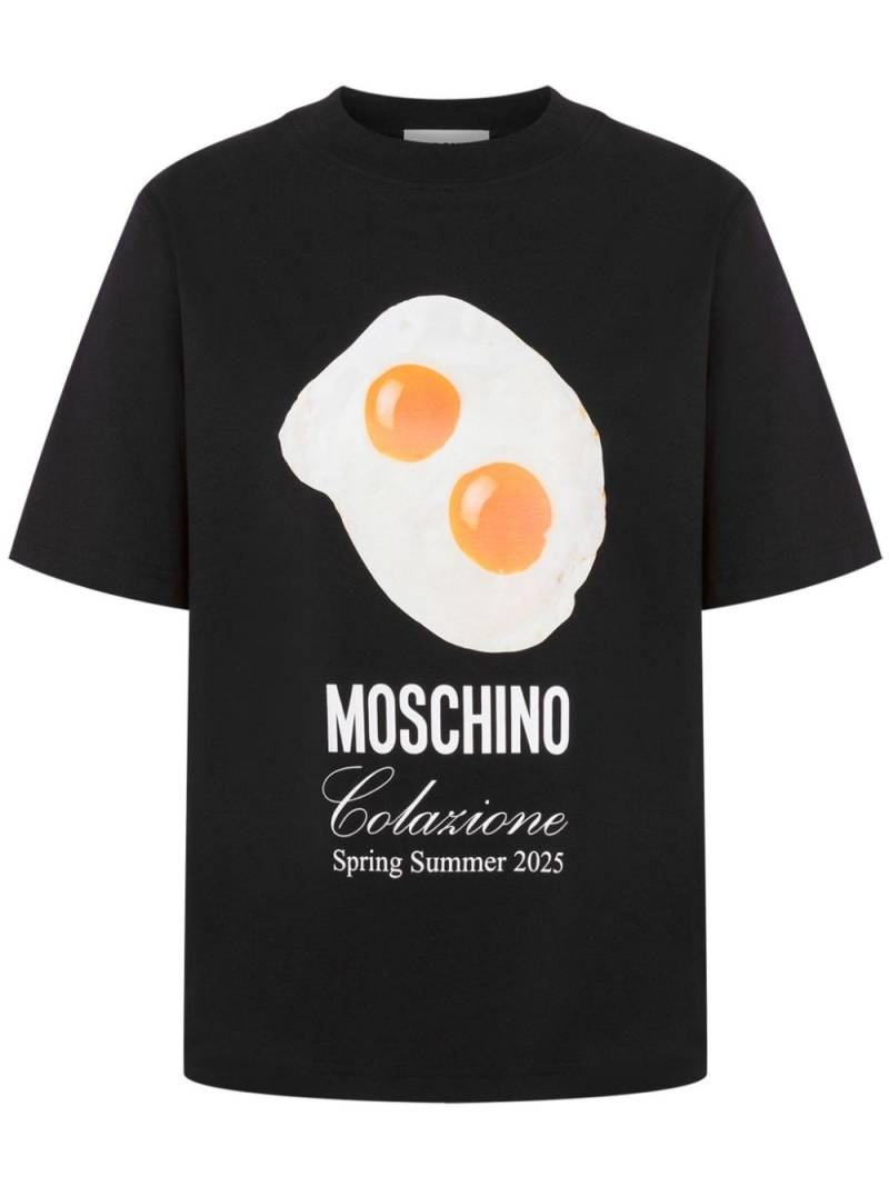 Moschino graphic-print T-shirt - Black von Moschino