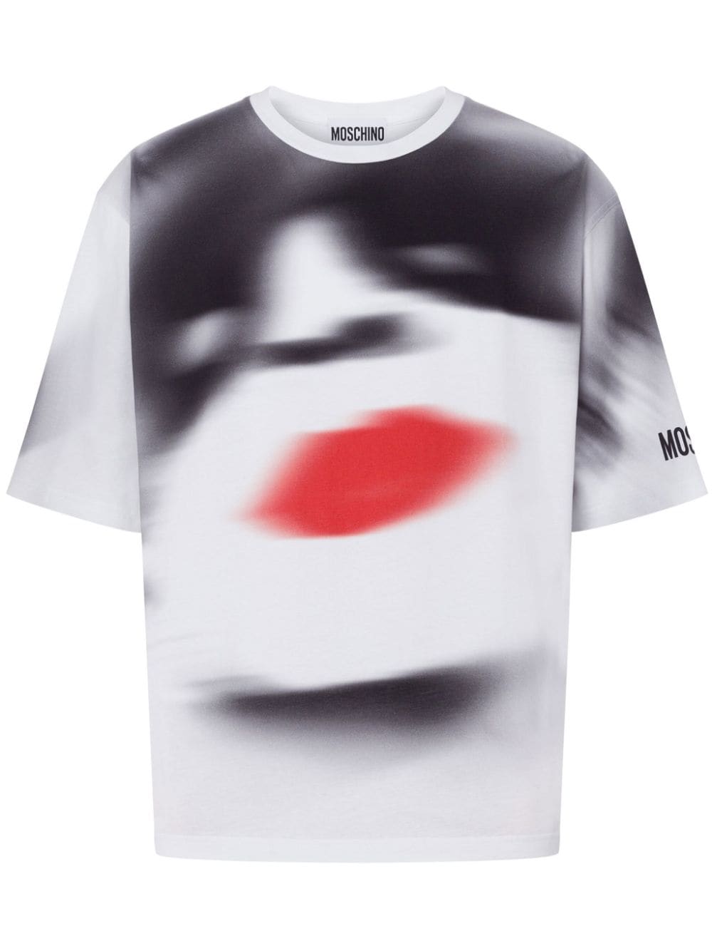 Moschino graphic-print cotton t-shirt - White von Moschino