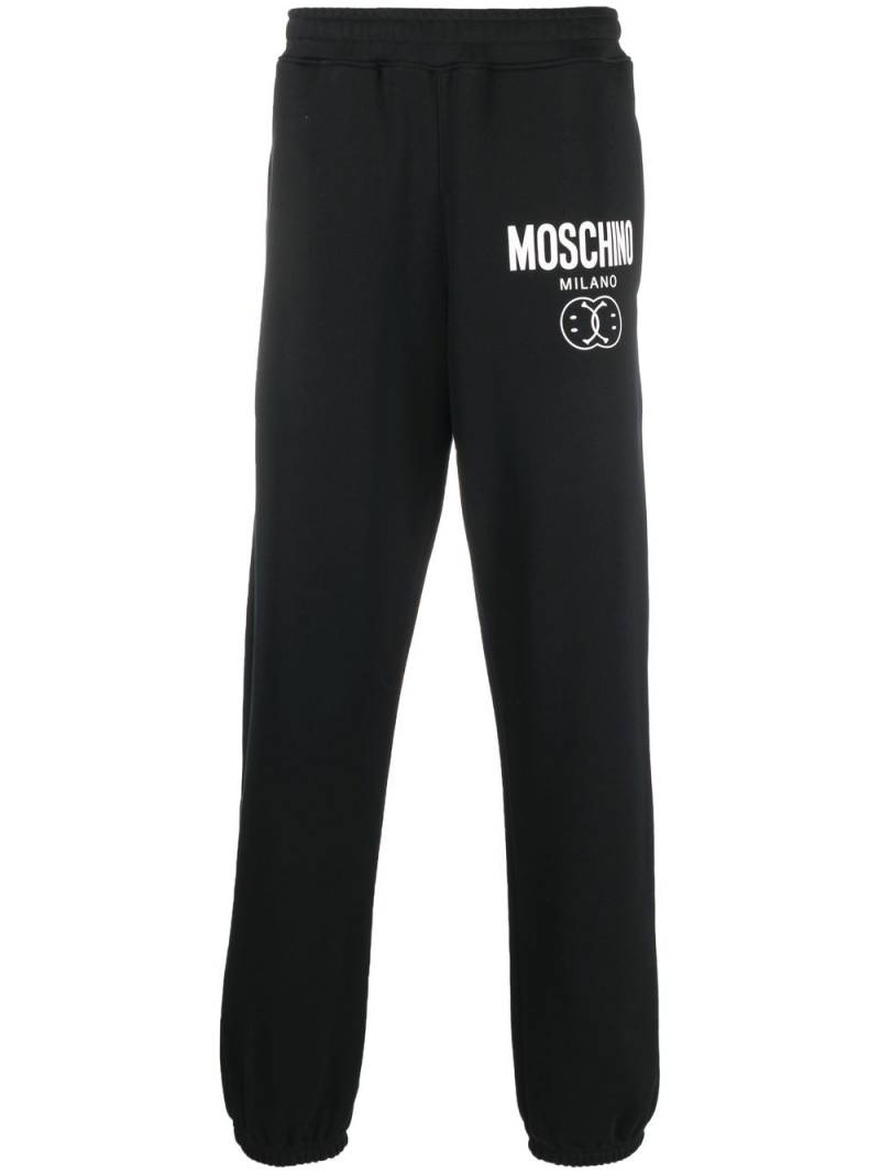 Moschino logo-print track pants - Black von Moschino