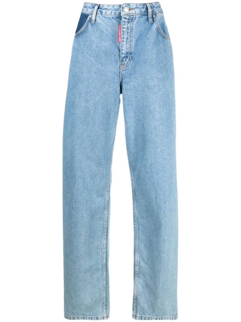 MOSCHINO JEANS high-waisted wide-leg jeans - Blue von MOSCHINO JEANS