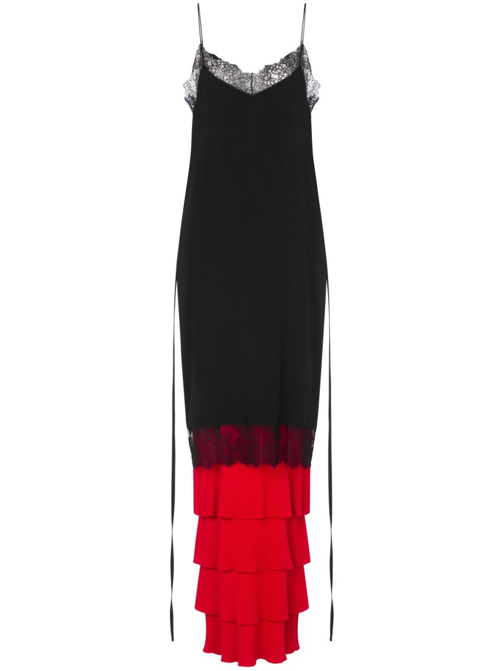 Moschino lace-panel knitted dress - Black von Moschino