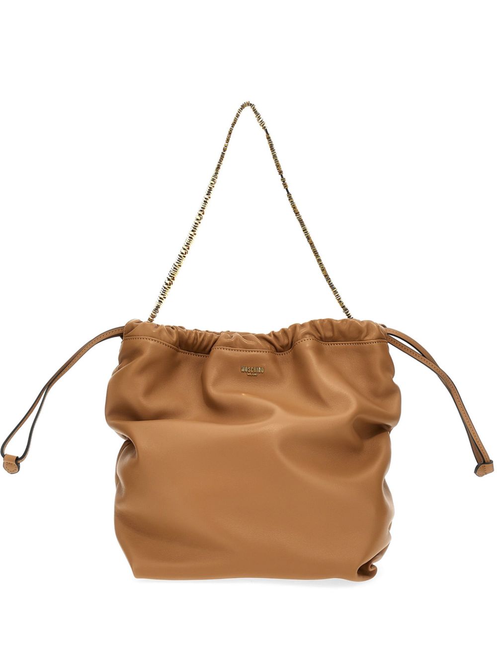 Moschino leather bucket bag - Neutrals von Moschino