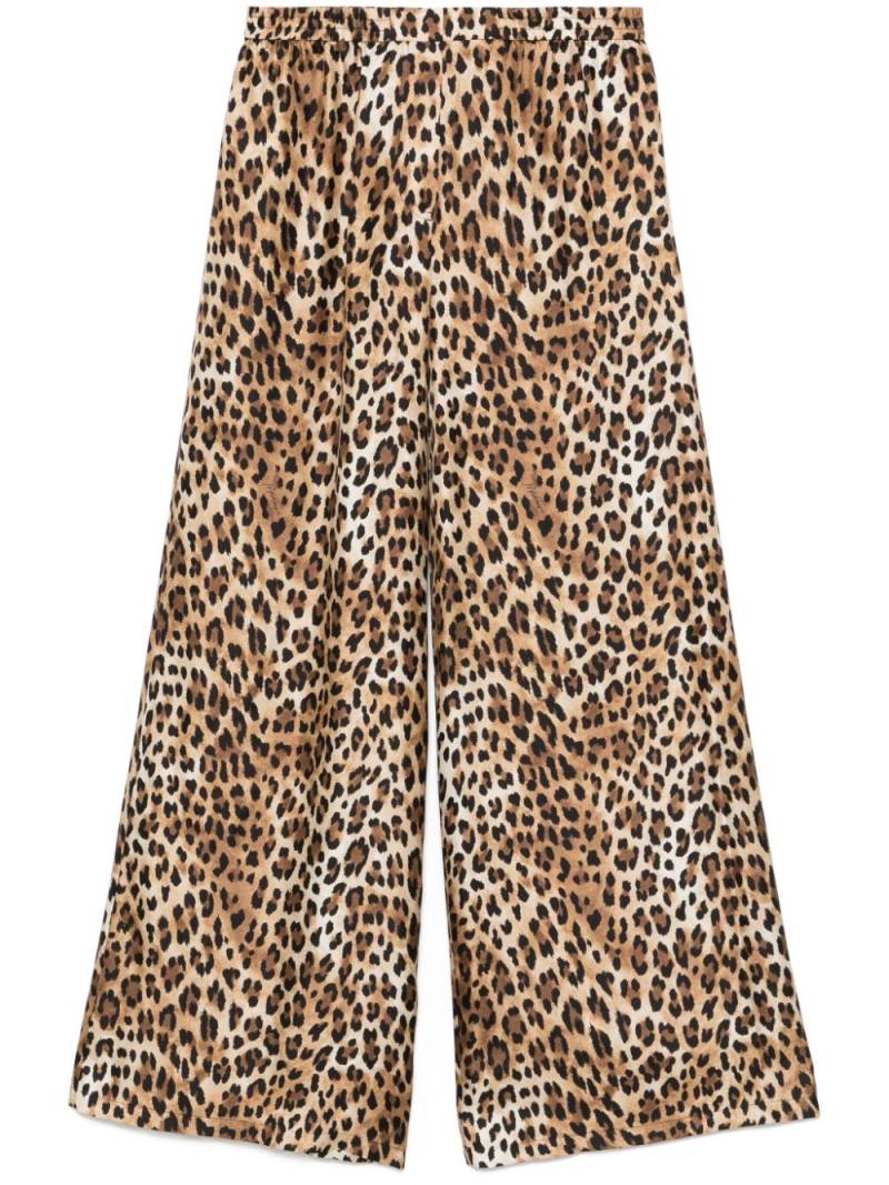 Moschino leopard-print trousers - Brown von Moschino