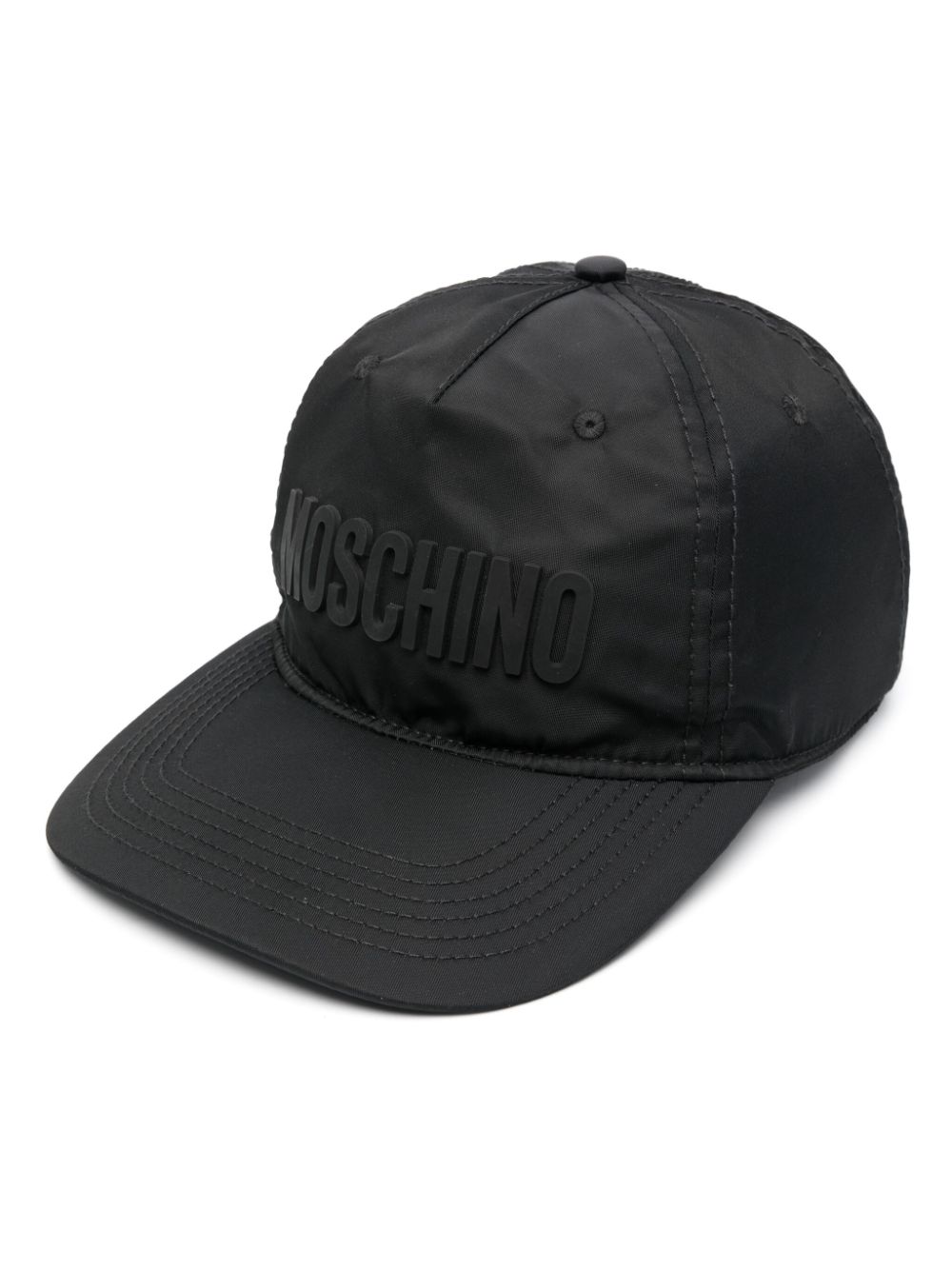 Moschino logo-appliqué baseball cap - Black von Moschino