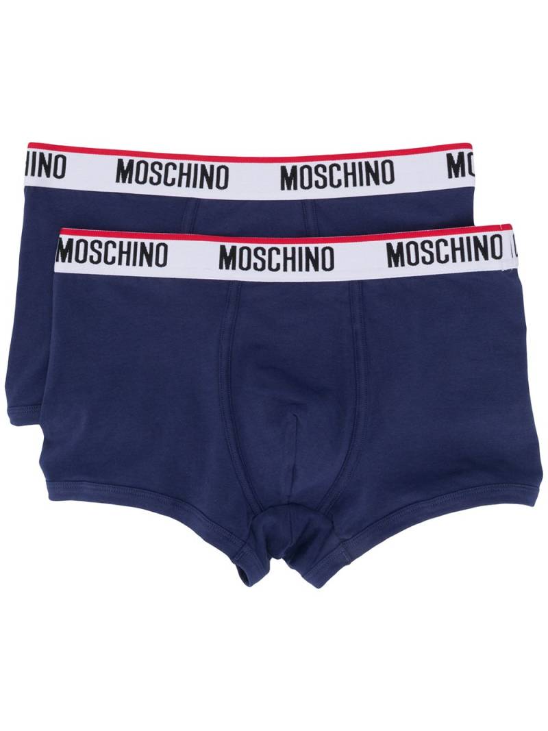 Moschino logo boxers - Blue von Moschino