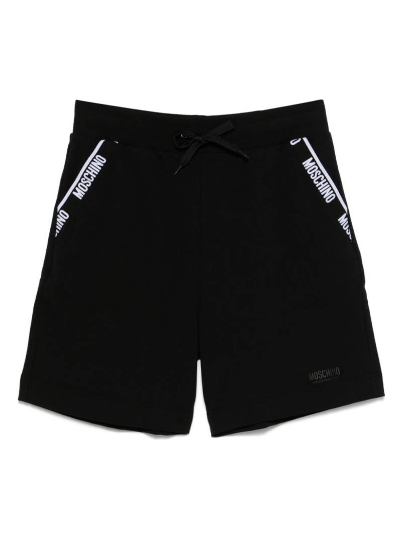 Moschino logo-embellished shorts - Black von Moschino