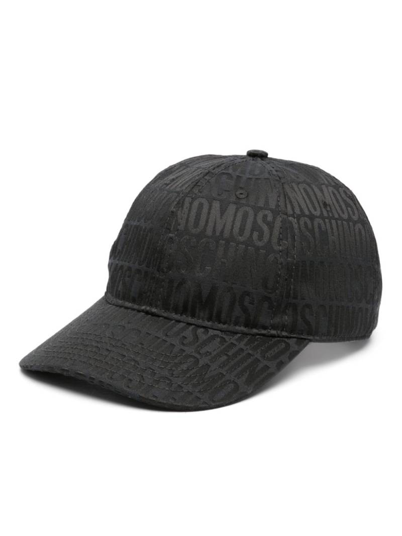 Moschino logo-jacquard baseball cap - Black von Moschino