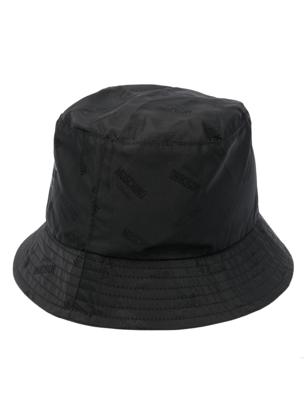 Moschino logo-jacquard bucket hat - Black von Moschino