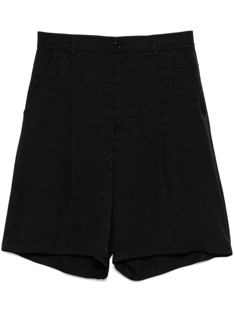 Moschino logo-jacquard shorts - Black von Moschino