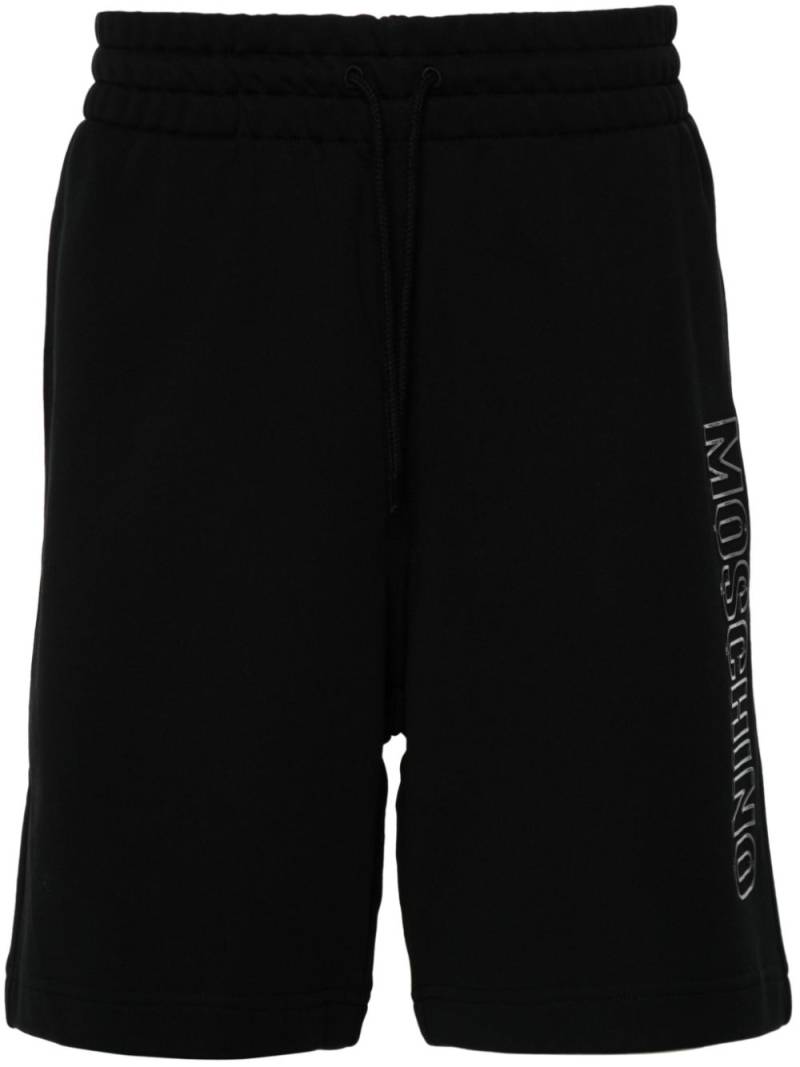 Moschino logo-lettering shorts - Black von Moschino