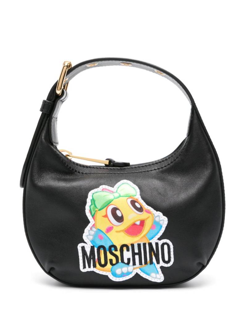 Moschino logo-appliqué tote bag - Black von Moschino