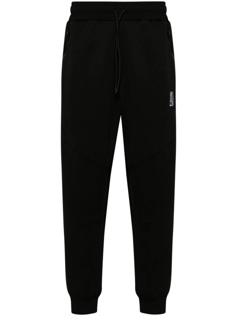 Moschino logo-patch track pants - Black von Moschino