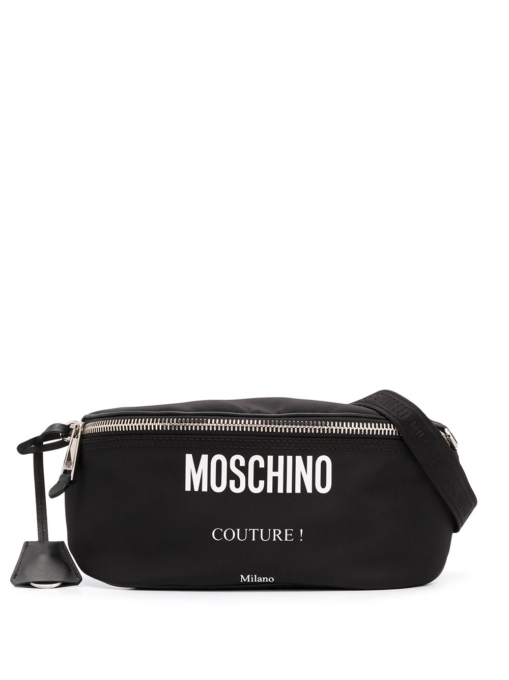 Moschino logo print belt bag - Black von Moschino