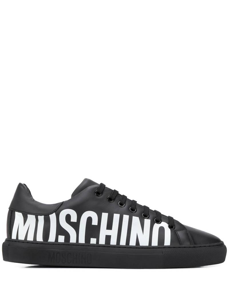 Moschino logo-print sneakers - Black von Moschino