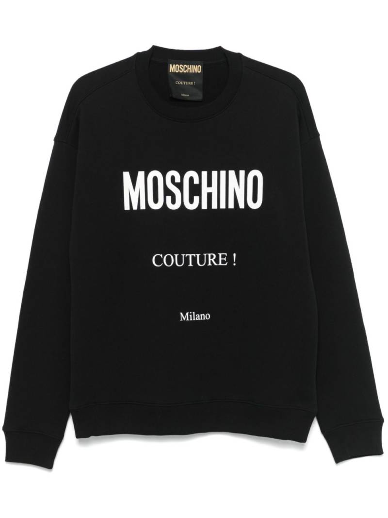 Moschino logo-print sweatshirt - Black von Moschino