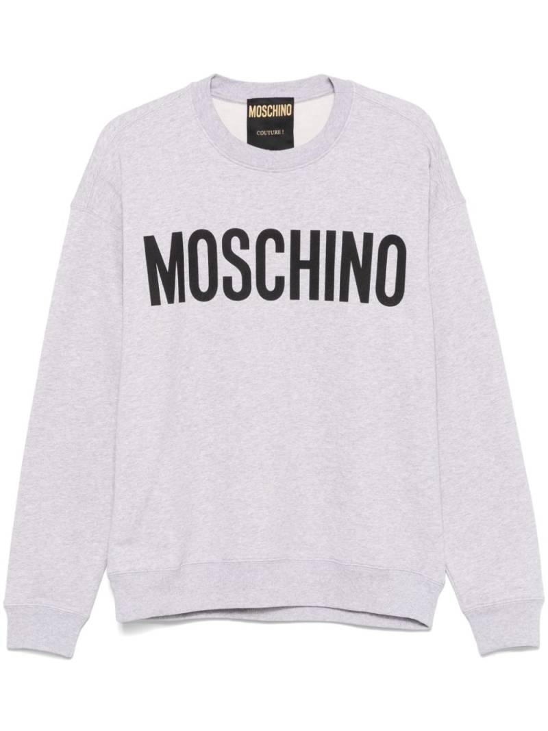 Moschino logo-print sweatshirt - Grey von Moschino