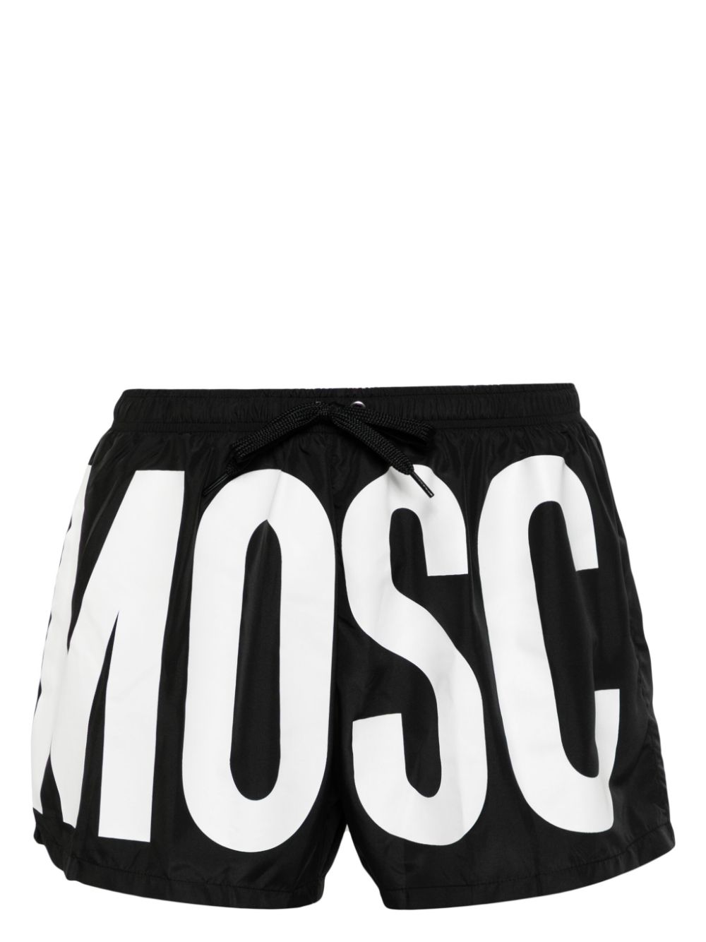 Moschino logo-print swim shorts - Black von Moschino