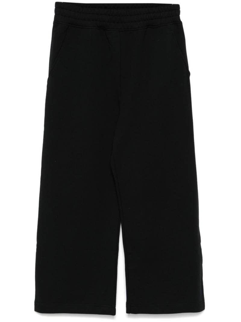 Moschino logo-raised sweatpants - Black von Moschino