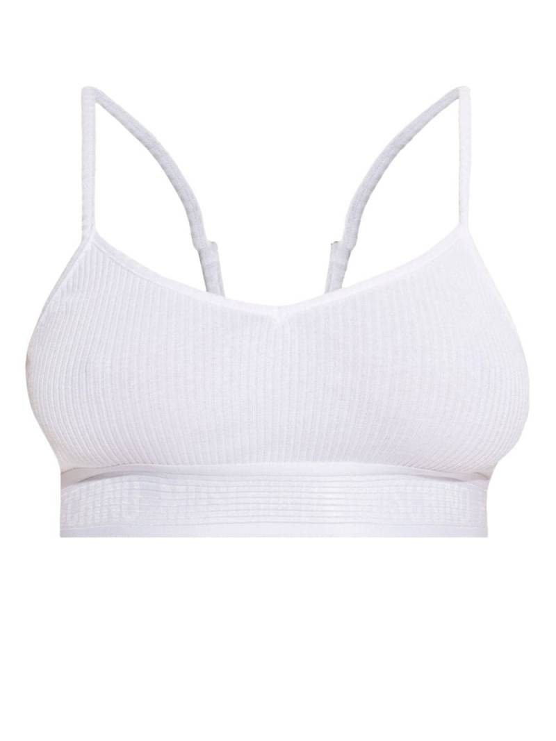 Moschino logo-underband bra - White von Moschino