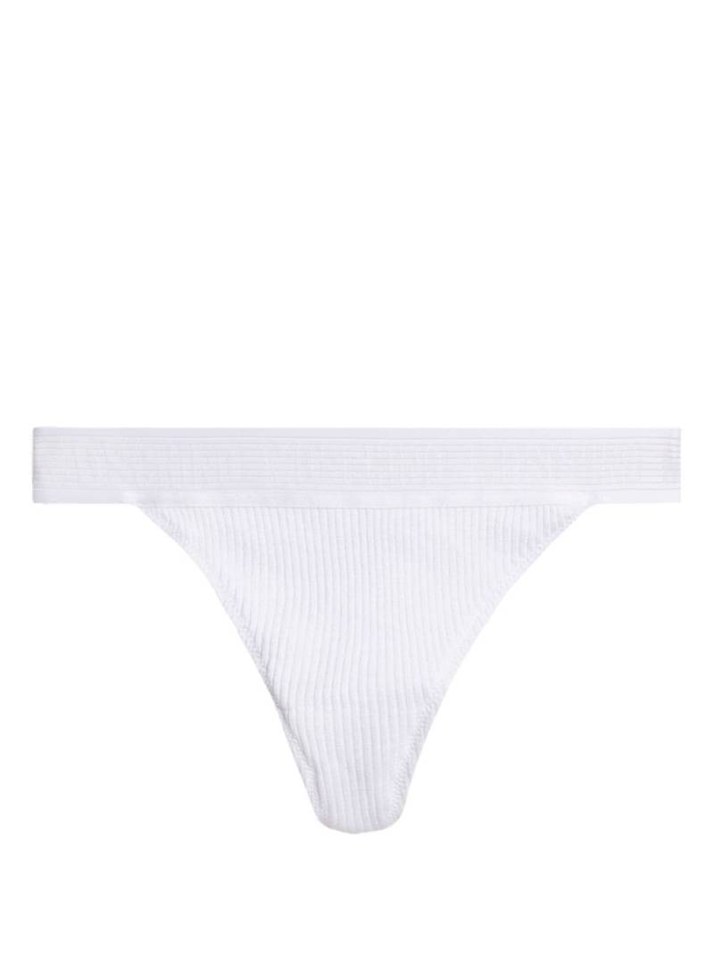 Moschino logo-waistband briefs - White von Moschino