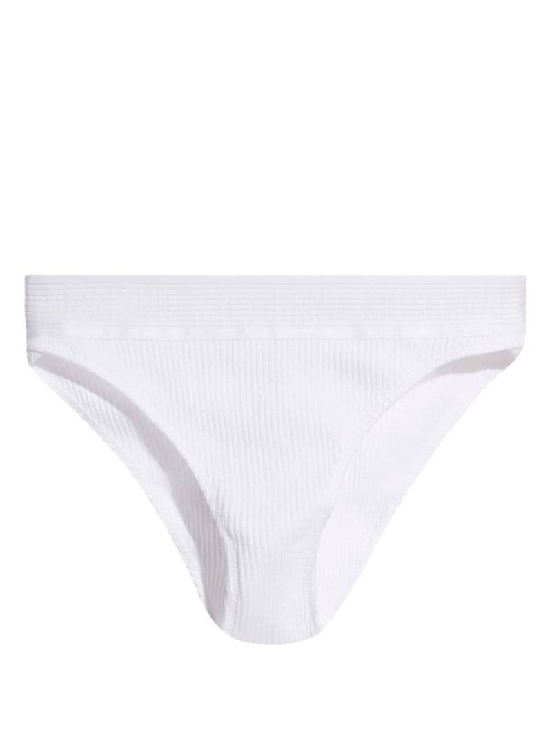 Moschino logo-waistband briefs - White von Moschino