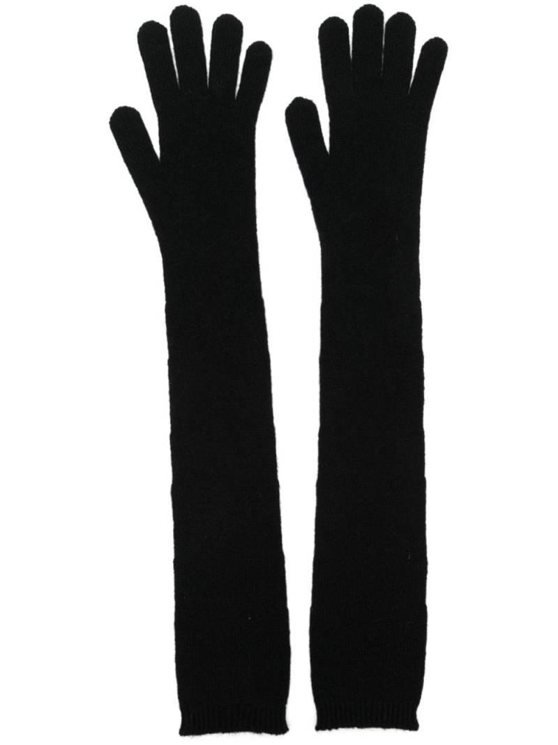 Moschino long gloves - Black von Moschino