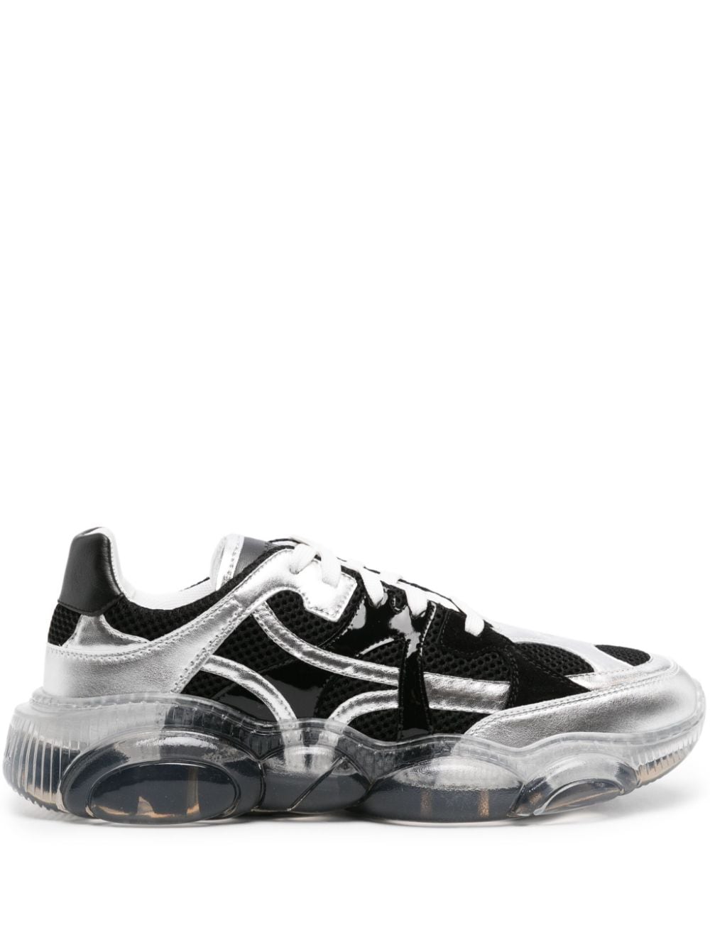 Moschino panelled chunky sneakers - Black von Moschino