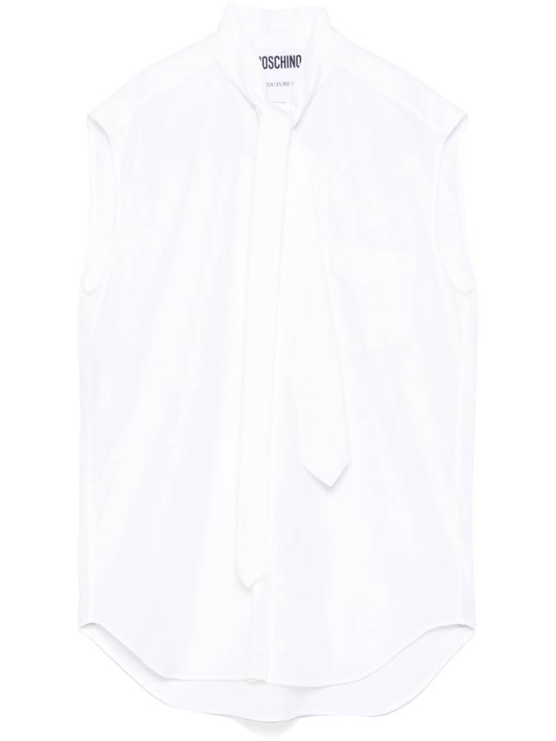 Moschino pussy-bow collar shirt - White von Moschino