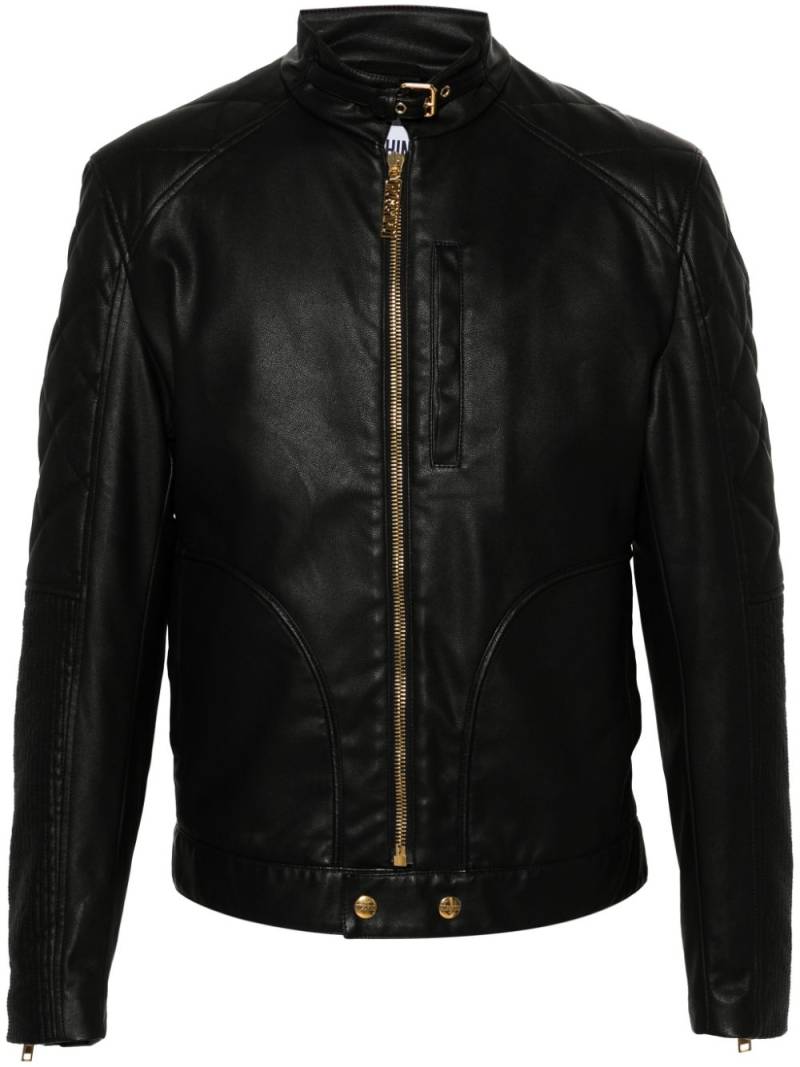 Moschino quilted-detailed jacket - Black von Moschino